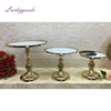 LCK136-1 new arrival gold plating cupcake metal wedding cake stand wholesale
