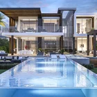 Exported American Standard Modern Prefab House Light Steel House Prefabricated Steel Frame House Villa
