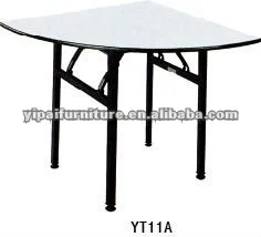 エレガントなスタイルトップロング折り畳み式pvc狭いyt12a結婚式用テーブル仕入れ・メーカー・工場