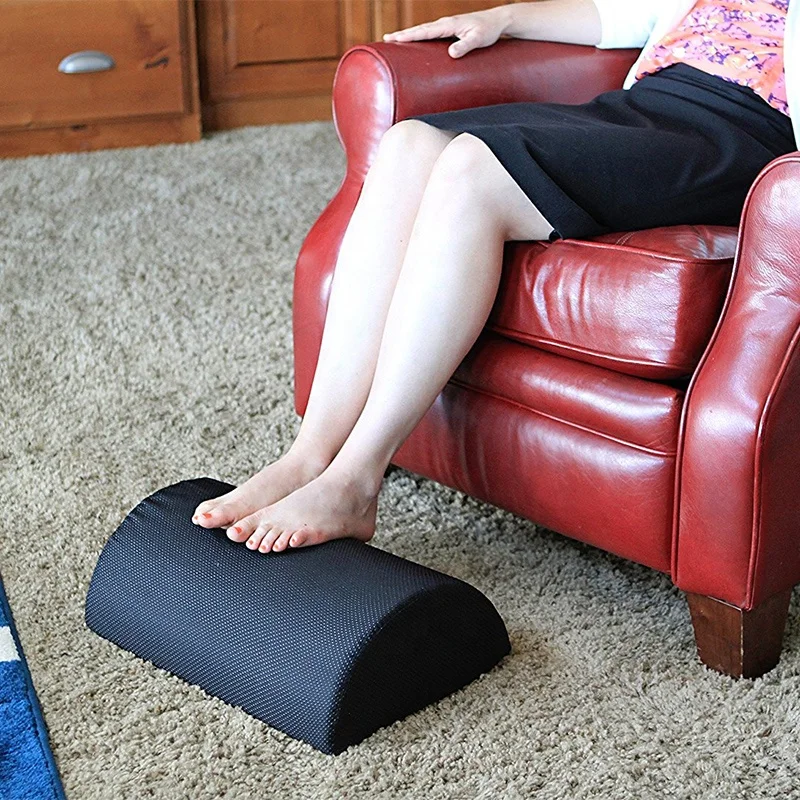 Foot Rest Under Desk Non Slip Ergonomic Foam Cushion With Non Slip