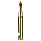 Custom your own logo cheap metal blank 3D military bullet shape beer bottle opener