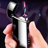 2019 china yanzhen factory customized fingerprint rechargeable touch usb arc cigarette lighter wholesale