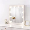 Mini Fashionable Ball Party Dressing Room Wall Mount Led Table Lamp Makeup Mirror Light