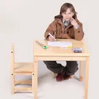 Kindergarten pine wood table and chair combination children's furniture