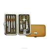 manicure pedicure set manicure set for men with high quality leather craft tools