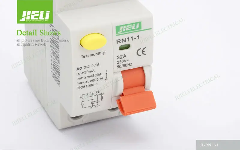 Jieli Scm New Design Ma Residual Current Circuit Breaker Rccb