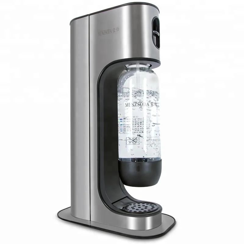 Edelstahl soda maker maschine funkelnden wasser maschine automatische druck erleichterung hause soda wasser maker