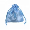 Custom Silk Screen Printing LOGO Drawstring Fabric Bag Jewelry Packing Pouch Silk Stain Bag