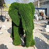 Customized Design New Product Sculpture Artificial Green Elephant Statue For Home & Garden Decor