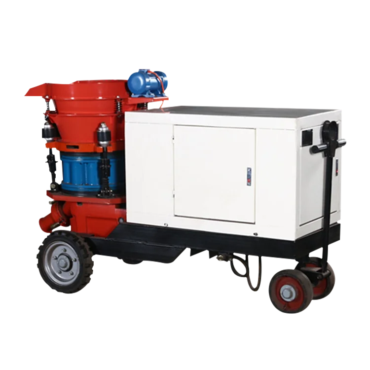 wet rotor shotcrete machine