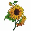 DIY Sunflower Shape Embroidery Patch For Garment