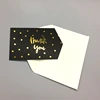 Excellent Quality 36 48 100 Pack Gold Foil Thank You Cards With Envelope