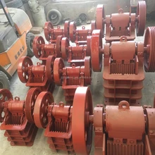 Stone Rock production line jaw crusher for mining industry diesel motor