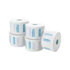 Disposable ruffle White Black Neck Paper Strips for Barber Hair Salon barbershop