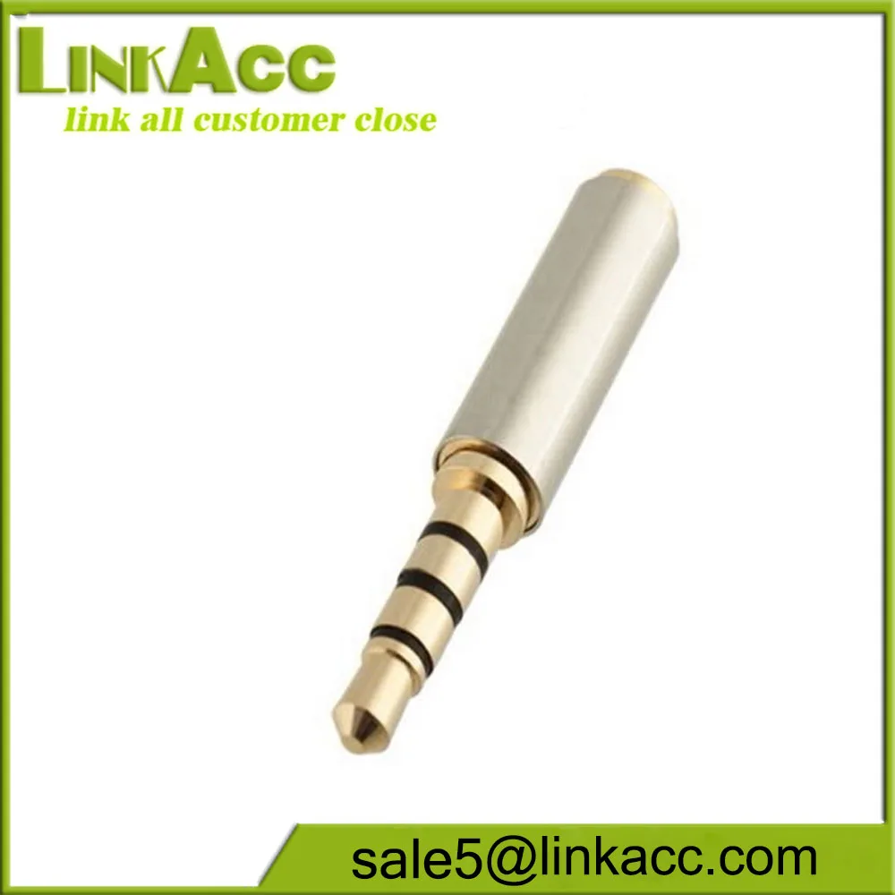 LKCL513 Gold 3.5mm Male to 2.5mm Female Stereo Audio Headphone Jack Adapter - ANKUX.COM