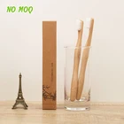 Factory Produce Firm Bristle Toothbrush Bamboo Handle Wholesale