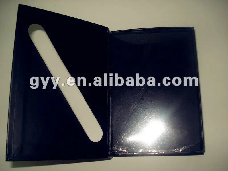 high end black book shape pen box /paper gift box/ /packaging