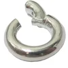 Spring ring clasps split key ring sterling solid silver regular