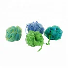 Eco-Friendly Colorful Shower Ball Mesh Baby Bath Flower