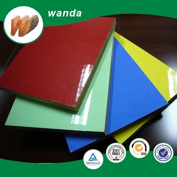 UV Coated Board/High gloss Wood Grain UV MDF Panel