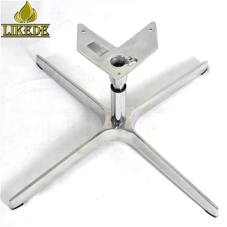 Newest aluminum metal swivel chair base sofa base legs