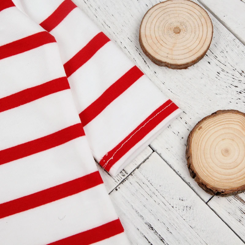 Newborn Baby Boys Clothes Set 2Pcs Christmas Striped T-shirt Top +Deer Pants Autumn Long Sleeve Outfits Girls Clothing Suits (5)