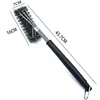 Hot sale bbq cleaning brush tool stainless steel spring barbecue brush with a scraper barbecue bbq grill cleaning brush