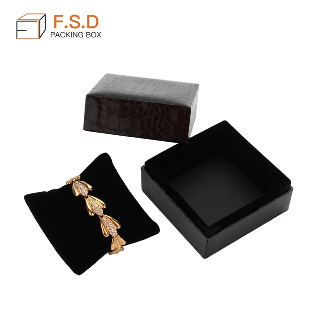 leatherette paper wedding gift box for ring necklace bracelet