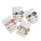 Fashion Korean Bobby pins Elegent hair pin summer hair clips set girls for Women Hair Accessories