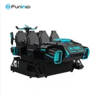 Amusement Park VR 6 Seats Theater Equipment Electronic Virtual Reality Rides 9D Cinema Simulator with glasses