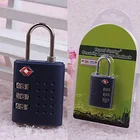 TSA-514 CJSJ hot sale TSA padlock abs combination padlock