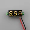 Mini Digital DC 3.5-30V Voltmeter Car Voltage Panel Meter Yellow LED 0.28 Inch Display for Battery