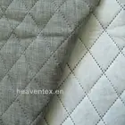 100% polyester ultrasonic quilting linen like fabric for sofa