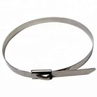 Stainless Steel Metal Cable Ties Wrap Exhaust Heat Straps Induction Pipe 100pcs Cable Ties