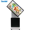 NEW! 43'' rotatable touch screen pad advertising display, digital totem kiosk, all in one computer android tablet