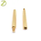 CNC Machining Hex Standoff Threaded Aluminum Brass M3 M6 Female Male Spacers Standoff Screw Fastener