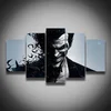 High quality Printed picture Joker painting on canvas 5 panels / set for wall decoration Canvas art print posters
