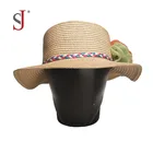 Woman Summer Bucket Hats Flap Top Beach Wholesale Straw Hats