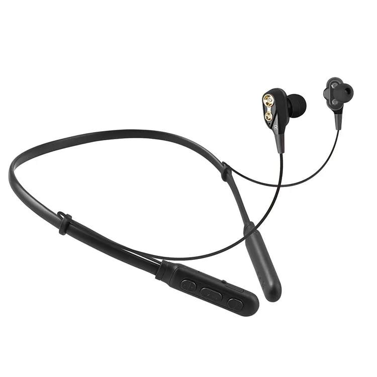 BULK buy dual speaker high quality wireless 4.0 Bluetooth headset neckband - ANKUX.COM