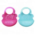 Printing Color Foldable Waterproof Large Plain baby bibs