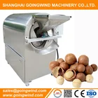 Automatic electric or gas macadamia nut roasting machine auto macadamia nuts roaster equipment cheap price for sale