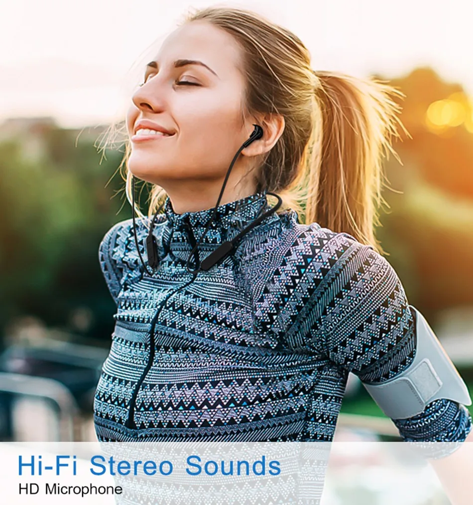 Gusgu G01 Wireless Bluetooth 5.0 High Sound Quality HD Stereo Headet Sport Boat Earbuds Earphone - ANKUX.COM