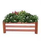 2018 new design aluminum horizontal stripe rectangular diy flower pot
