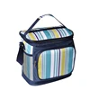 Medium Water Resistant Polyester Insulated Picnic Tote Lunch Bag Ice Cooler Bag With Adjustable Shoulder Strap