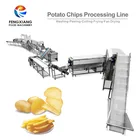 Professional french fries cutting machine potato washing peeling machine