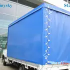 100% Polyester Plain Woven PVC Raincoat Fabric Waterproof PVC Coated Car Tarpaulin