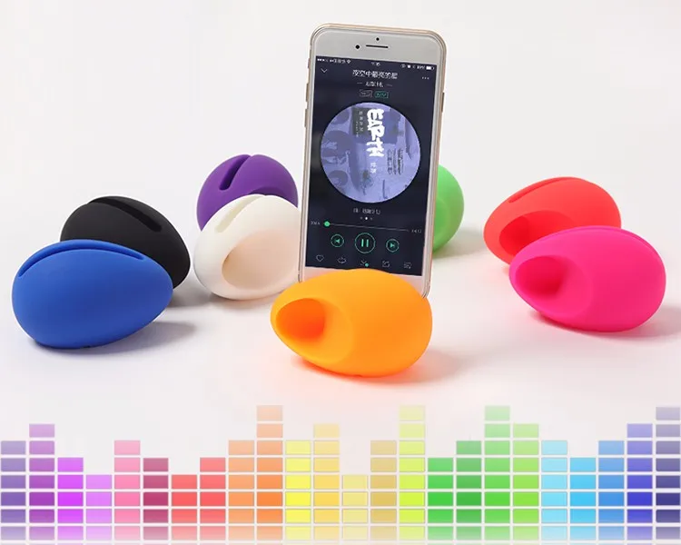 custom portable egg shape silicone amplifier - ANKUX.COM
