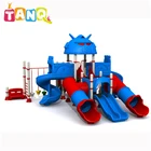 Small play park games for kids, children amusement outdoor cartoon playground equipment