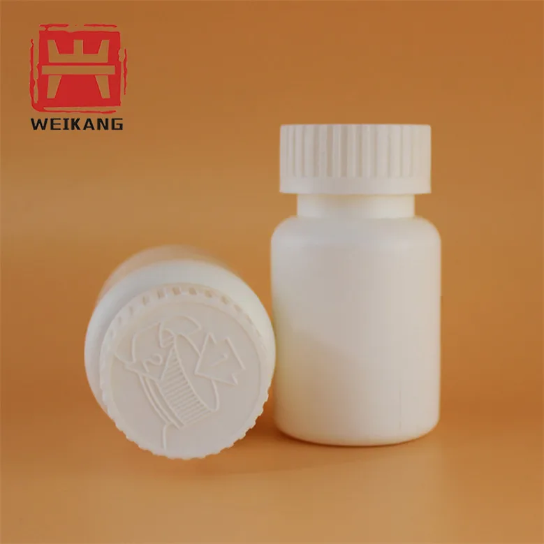 Pet Plastic Vitamin Capsule Pill Bottle Supplement Packaging Container