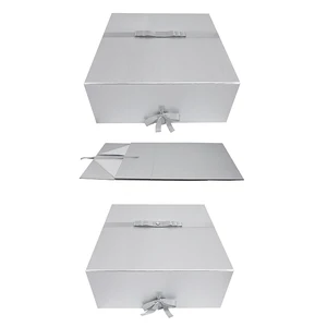 custom luxury magnetic printed foldable gift paper box for dress